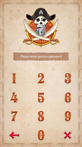 AppLock Theme Pirate - Image screenshot of android app