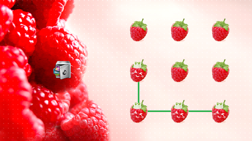 AppLock Theme Raspberry - Image screenshot of android app
