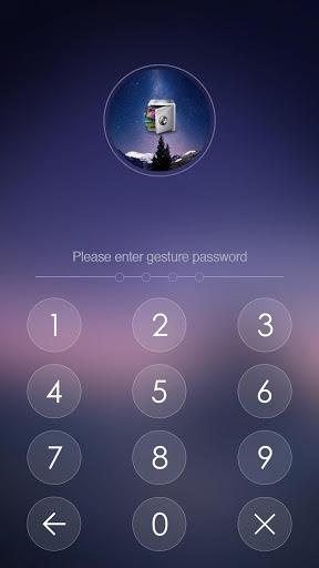 AppLock Theme SilentNight - عکس برنامه موبایلی اندروید