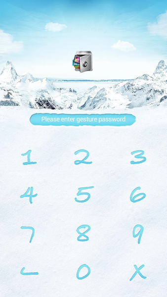 AppLock Theme Snow Mountain - عکس برنامه موبایلی اندروید