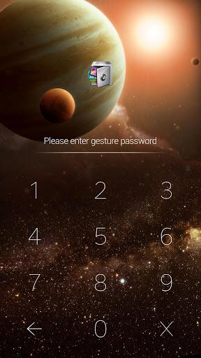 AppLock Theme Universe - عکس برنامه موبایلی اندروید