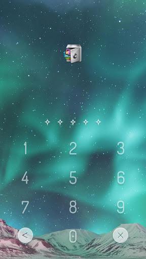 AppLock Live Theme Aurora - Image screenshot of android app