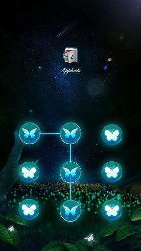 AppLock Theme Flying Butterfly - Image screenshot of android app