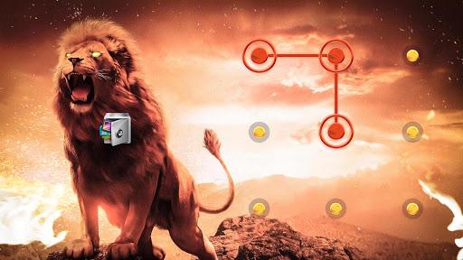 AppLock Live Theme Lion - عکس برنامه موبایلی اندروید