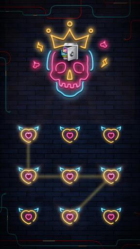 AppLock Live Theme Skull - Image screenshot of android app