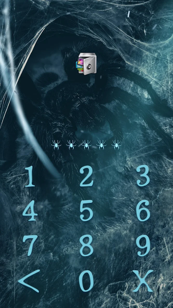 AppLock Live Theme Spider - Image screenshot of android app