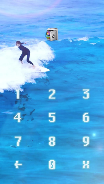 AppLock Live Theme Surfing - Image screenshot of android app