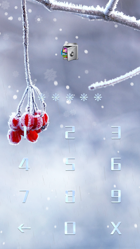 AppLock Live Theme Winter - Image screenshot of android app