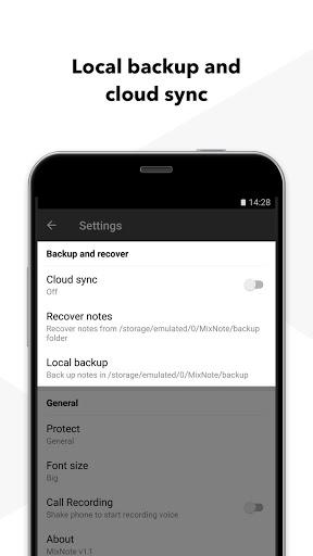 MixNote NotePad Notes - عکس برنامه موبایلی اندروید