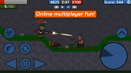 Wargunners: Online 2D Shooter - Gameplay image of android game