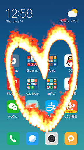 Fire Screen (Prank) - Image screenshot of android app