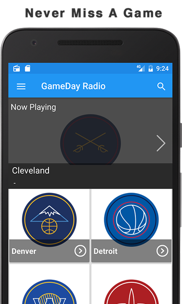 GameDay Pro Basketball Radio f - Image screenshot of android app