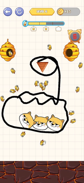 Save The Dog: Dog vs Bee - عکس بازی موبایلی اندروید