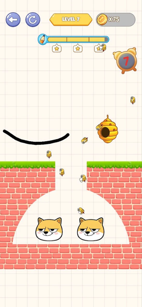 Save The Dog: Dog vs Bee - عکس بازی موبایلی اندروید