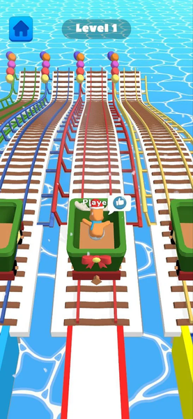 Ice Runner Battle: Snow Race - Gameplay image of android game