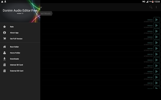 Doninn Audio Editor Free - عکس برنامه موبایلی اندروید