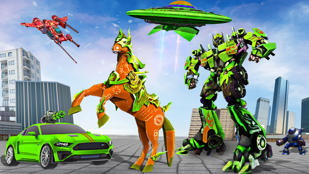 Horse Robot : Robot Car Games - عکس بازی موبایلی اندروید