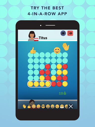 Four in a row - Connect Online - عکس بازی موبایلی اندروید