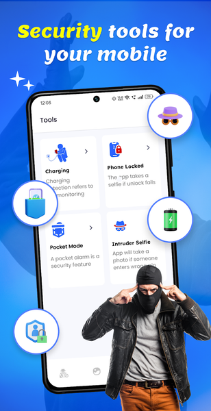 Don't Touch My Phone: Alarm - Image screenshot of android app