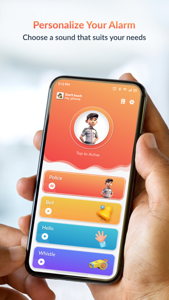 Don't Touch My Phone - عکس برنامه موبایلی اندروید