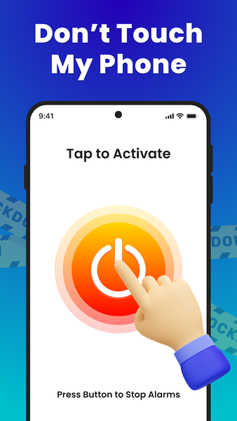 Don't Touch My Phone AntiTheft - Image screenshot of android app