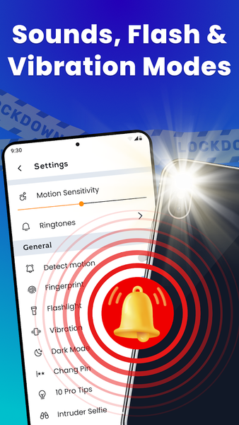 Don't Touch My Phone AntiTheft - Image screenshot of android app