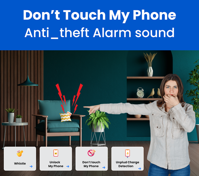 Don't Touch Phone - AntiTheft - عکس برنامه موبایلی اندروید