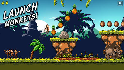 Monkey Flight 2 - Gameplay image of android game