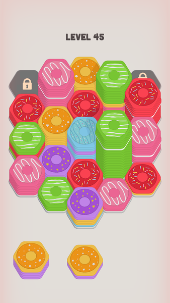 Donut Stack Sort - عکس بازی موبایلی اندروید