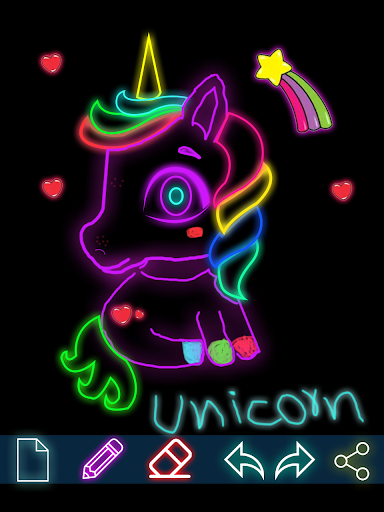 Neon Doodle Art Paint for Kids - عکس برنامه موبایلی اندروید
