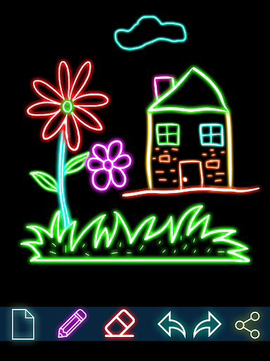 Neon Doodle Art Paint for Kids - عکس برنامه موبایلی اندروید