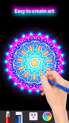 Doodle Master - Glow Art - Image screenshot of android app