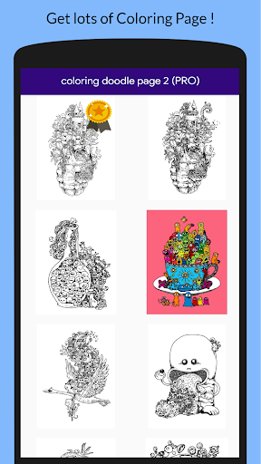 Doodle Art Coloring Book - Image screenshot of android app