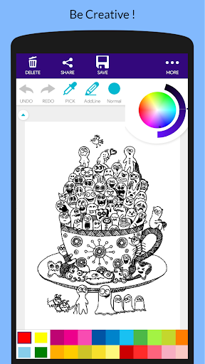 Doodle Art Coloring Book - عکس برنامه موبایلی اندروید