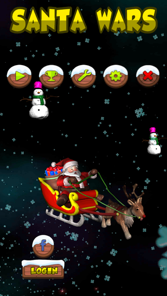 Santa Wars - Gameplay image of android game