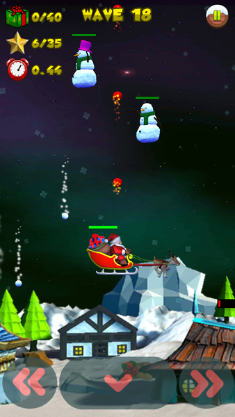 Santa Wars - Gameplay image of android game