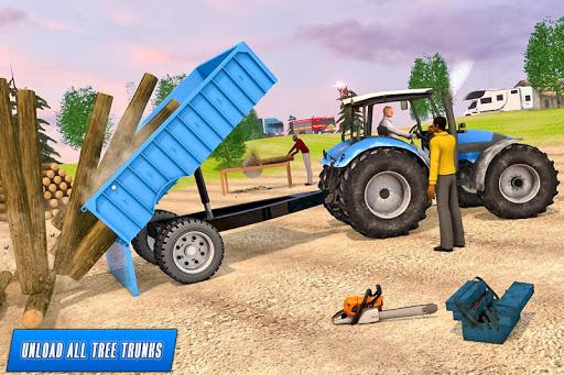 Tractor trolley :Tractor Games - Gameplay image of android game