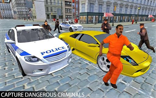 Drive Police Car Gangsters Chase : Free Games - عکس بازی موبایلی اندروید