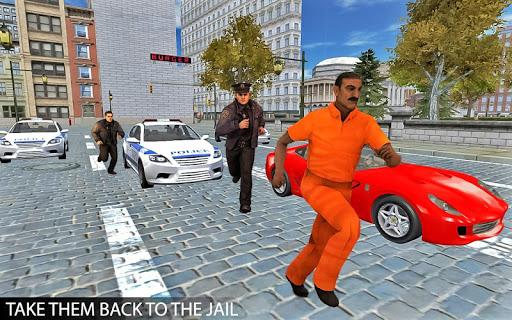 Drive Police Car Gangsters Chase : Free Games - عکس بازی موبایلی اندروید