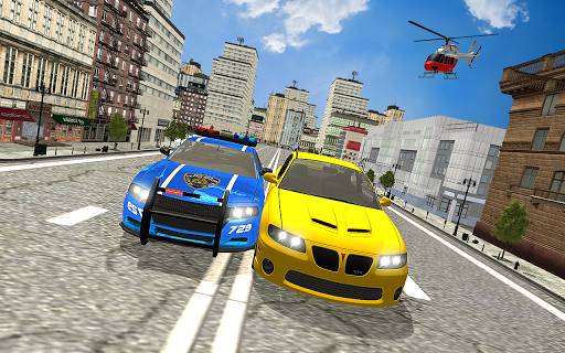 Drive Police Car Gangsters Chase : Free Games - عکس بازی موبایلی اندروید
