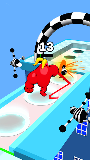 Punchy Race: Run & Fight Game - Image screenshot of android app
