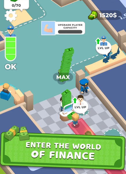 Bank Job: Idle Business - عکس بازی موبایلی اندروید