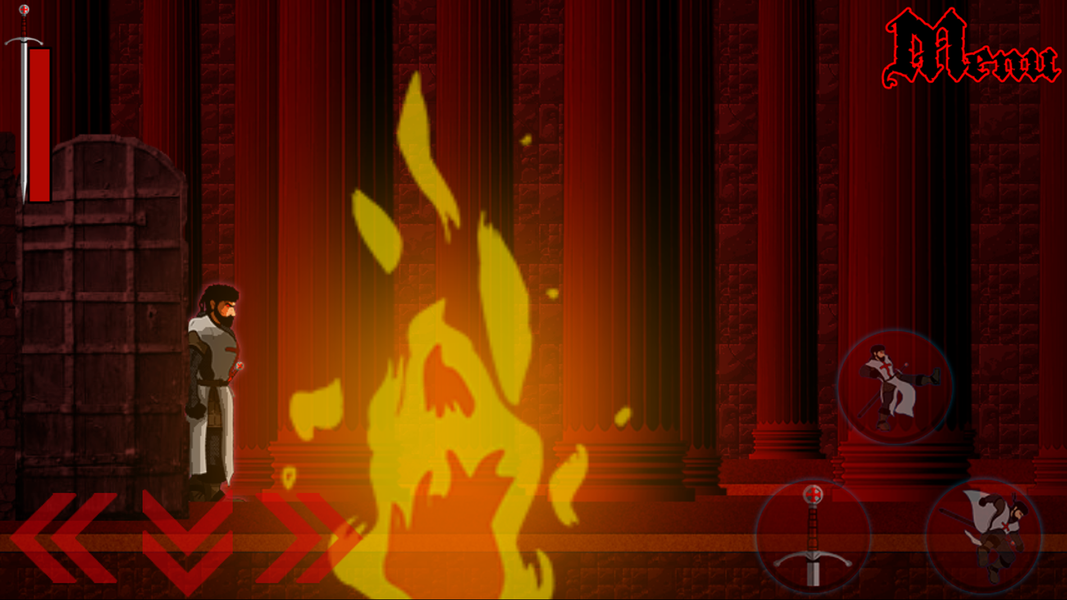 Templar : 2D Action Platformer - Gameplay image of android game
