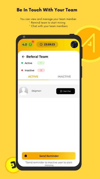Dotchain : Mine Crypto Blocks - Image screenshot of android app