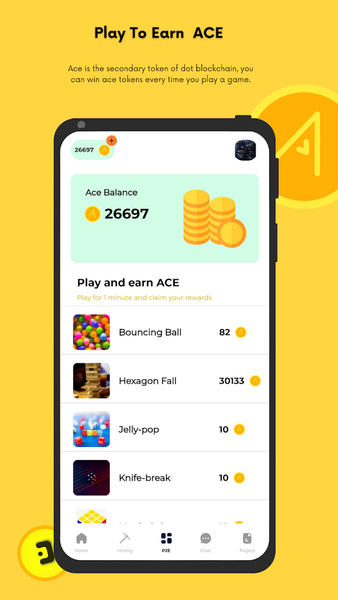 Dotchain : Mine Crypto Blocks - Image screenshot of android app