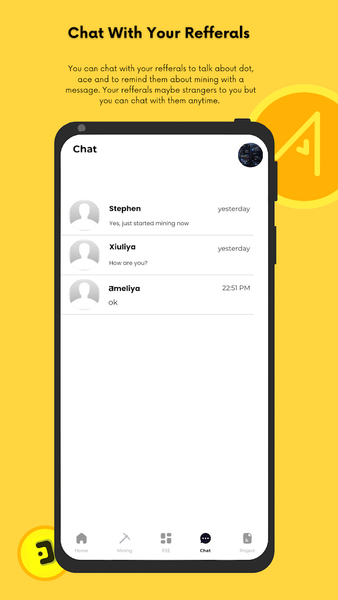 Dotchain : Mine Crypto Blocks - Image screenshot of android app