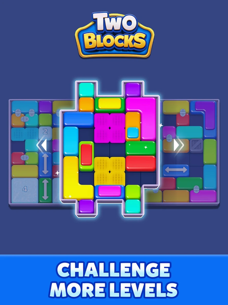 Two Blocks! - Gameplay image of android game