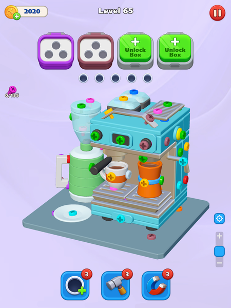 Bolts Off: Screw ۳D Master - عکس بازی موبایلی اندروید