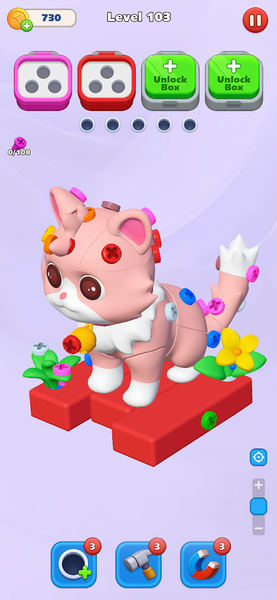 Bolts Off: Screw 3D Puzzle - عکس بازی موبایلی اندروید