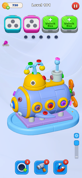 Bolts Off: Screw ۳D Master - عکس بازی موبایلی اندروید